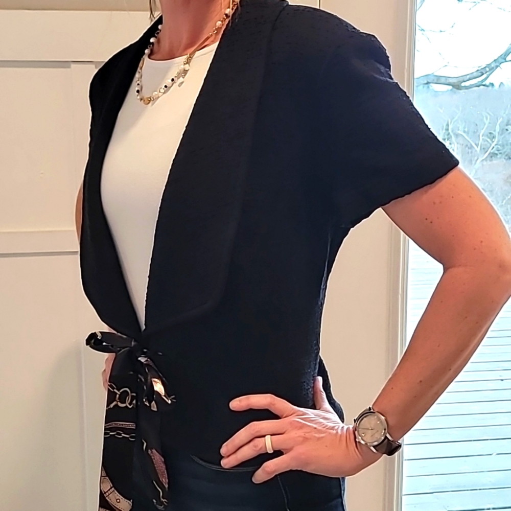 St John Vintage Tuxedo Collar Blazer